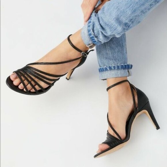 Free People Shoes - FREE PEOPLE Disco Fever Heels Strappy Stiletto